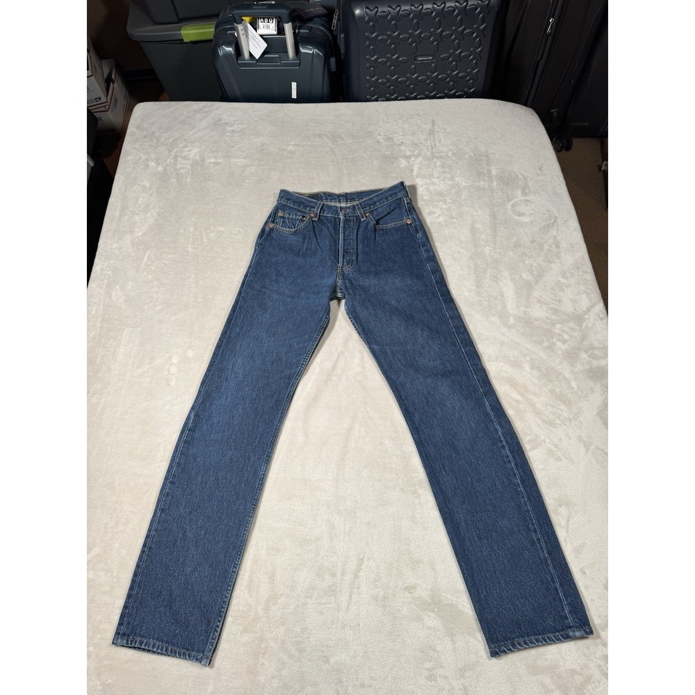 Vintage 90s Levis 501xx Jeans Womens 29x34 (Fit 26x31) Button Fly MADE IN USA